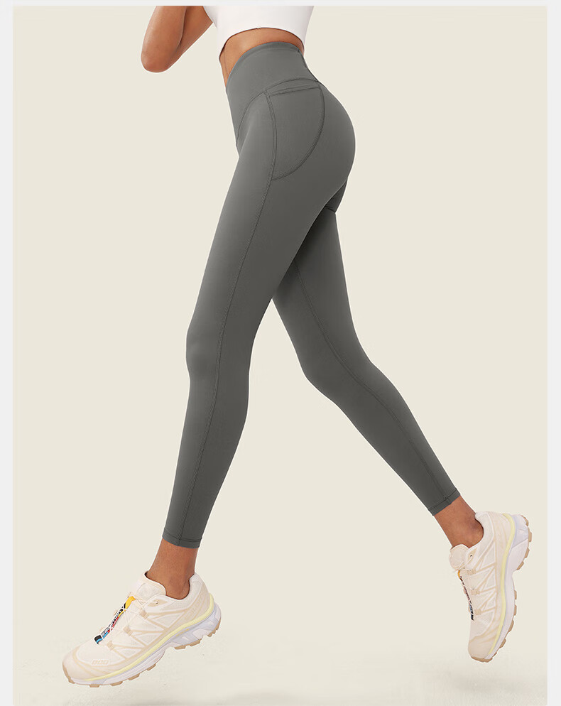 VFU No Embarrassment Line Xingqing Yoga Pants High-Waisted Butt-Lifting Outdoor Running Fitness Workout Pants, Black, XL 17