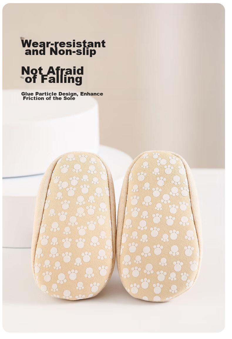 LAXIALIYA Baby Shoes Infant Girls Walking Shoes Toddler Socks Pre-Walking Cotton Shoes Boys High-Top Spring Autumn Winter 0-6-12 Months 5