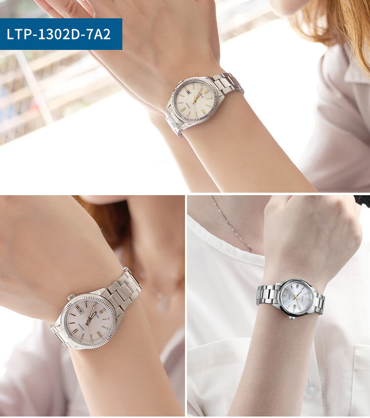 CASIO Ladies Analog Series Watch, Commuter Waterproof Student Quartz Wristwatch, Gift for Girlfriend, LTP-1183A 6