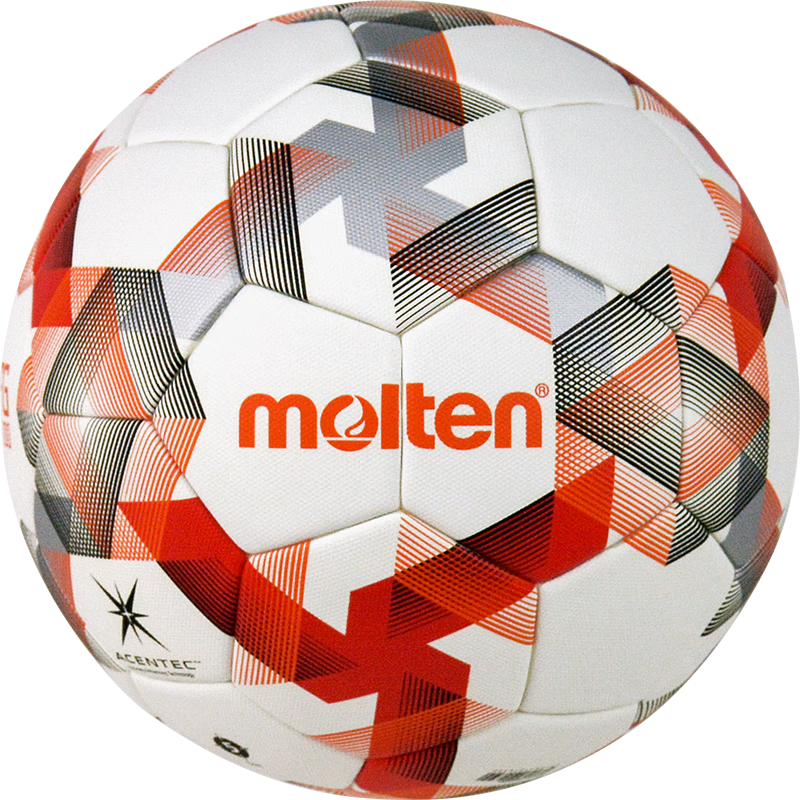 Molten Football Size 5 Standard F5D5000 Competition Model, Hot-Melt Process Latex Inner Liner with Built-In Foam Layer