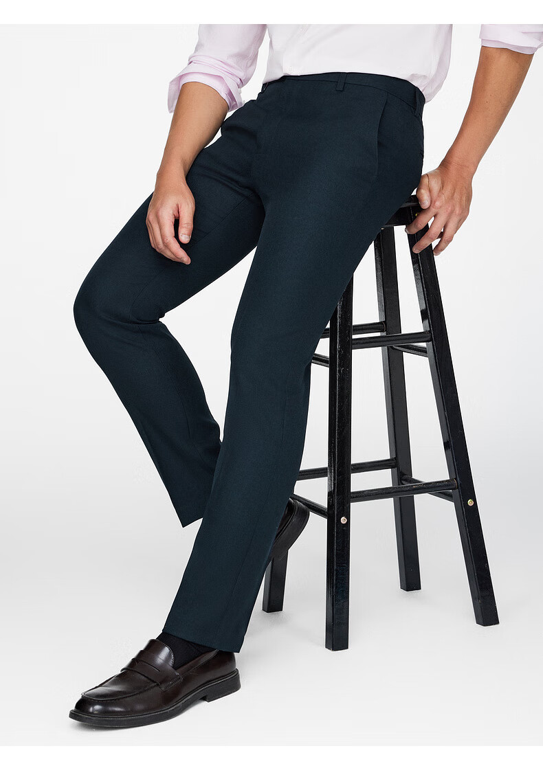 G2000 [Anti-Static] Spring And Autumn Mall Matching Business Commute Soft Comfortable Formal Dress Pants, Black, Size 32 7