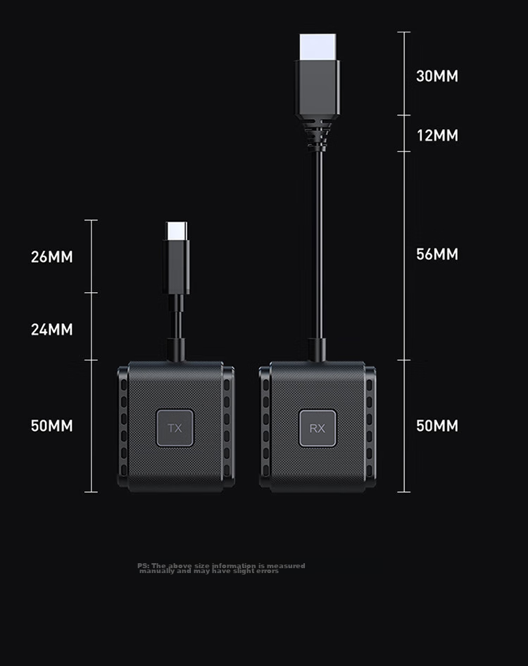 Shengwei HDMI Wireless Screen Mirroring Device for Office Meetings And Home Use, Compatible with Laptops, Desktops, TVs, Monitors, And Projectors, 50-Meter Transmission Range DCH010AB 11