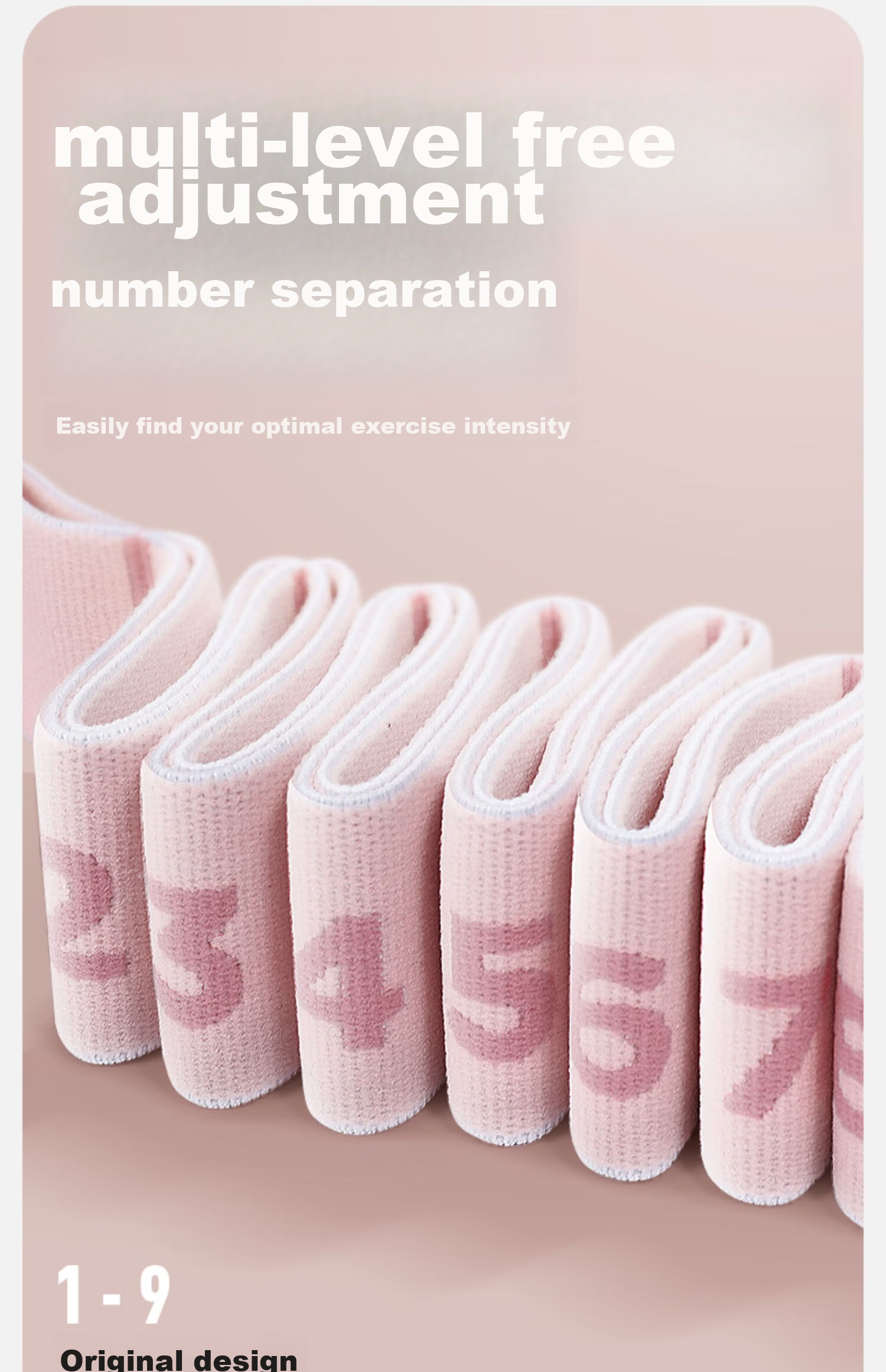 Li-Ning Elastic Band Dance Digital Children's Segmented Women's Yoga Stretch Rope Fitness Resistance Band Specialized Stretching Band 4