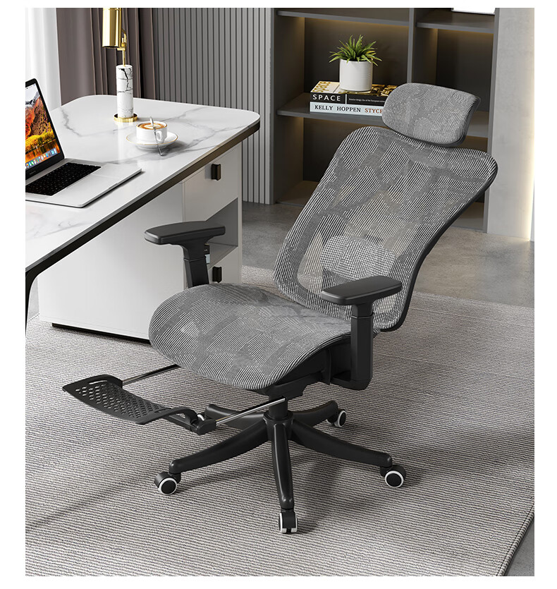 BECAUSES Ergonomic Chair, Multifunctional Adjustable Nap Reclining Computer Chair, Comfortable Office Chair for Long Sitting, Gaming Chair 0815T 17