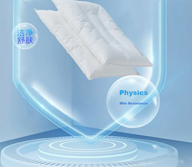 MERCURY Kids Hypoallergenic Anti-Mite Pillow B3 Model, 35cm×50cm, Infant Pillow for Ages 3-5, Yiwolong Anti-Mite Technology 8