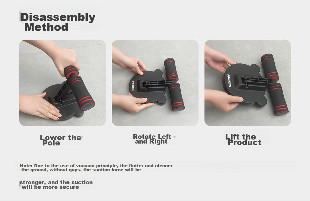 PROIRON Puli'ai Sit-Up Assist Device, Middle School Entrance Exam Multi-Functional Abdominal Muscle Trainer with Suction Cups, Foldable Desig 18