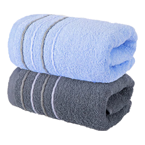 Grace Pure Cotton 10A Grade Antibacterial And Anti-Mite All-Cotton Towels for Men, Face Towels, 2-Pack, Absorbent Bath Towels, Face Wipes, Sports Towels