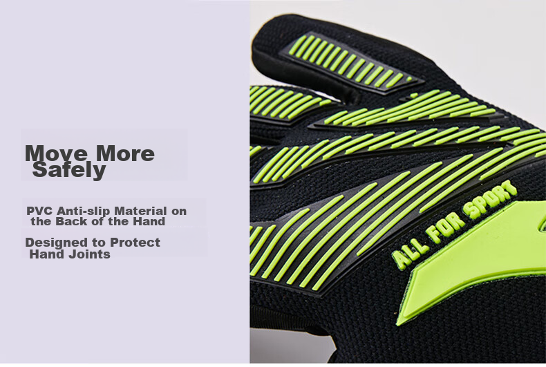 JOMA Soccer Goalkeeper Gloves for Adults And Children, Thickened Non-Slip Shock-Absorbing Competition Training Goalie Gloves Equipment Protective Gear 7