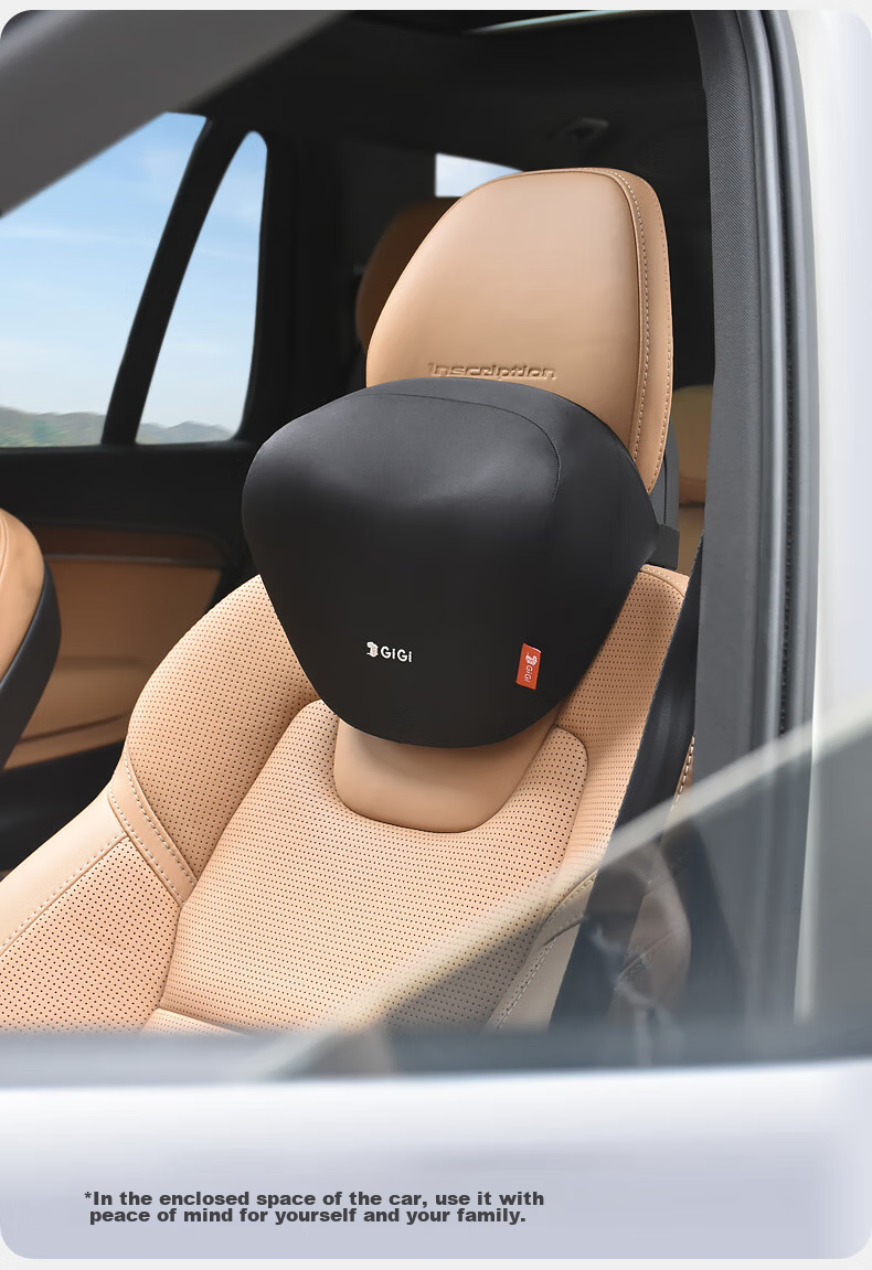 GiGi Car Headrest, Neck Support Pillow for Vehicles, Driver's Seat Cushion, Lumbar Support, Suitable for Maybach And Tesla, Universal Fit 13