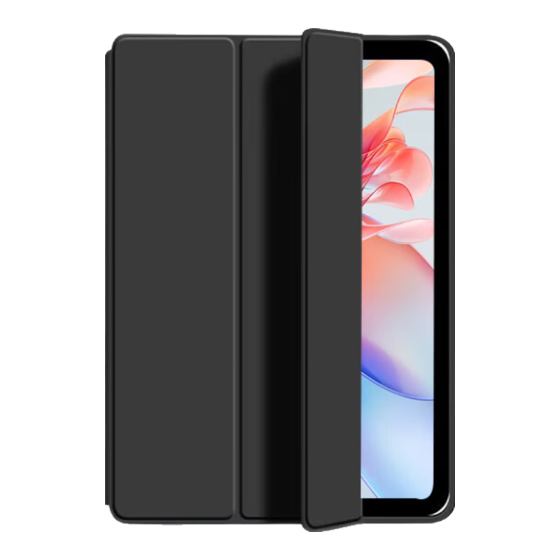 JPLAYER Case Compatible with Apple IPad Pro 2025/2024 13-Inch, M5/M4 Chip Tablet Sleep Protection Cover, Tri-Fold Stand, Non-Slip Outer Shell, Black