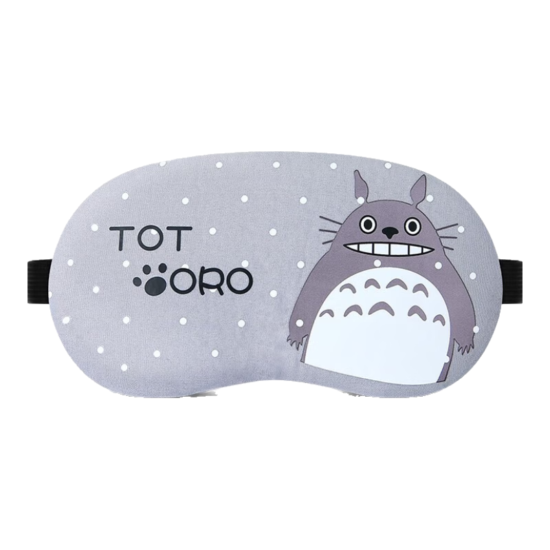 Briars Cold And Hot Eye Mask, Cartoon Sleep Mask for Light Blocking, Unisex Travel Eye Mask, Dragon Cat Desig