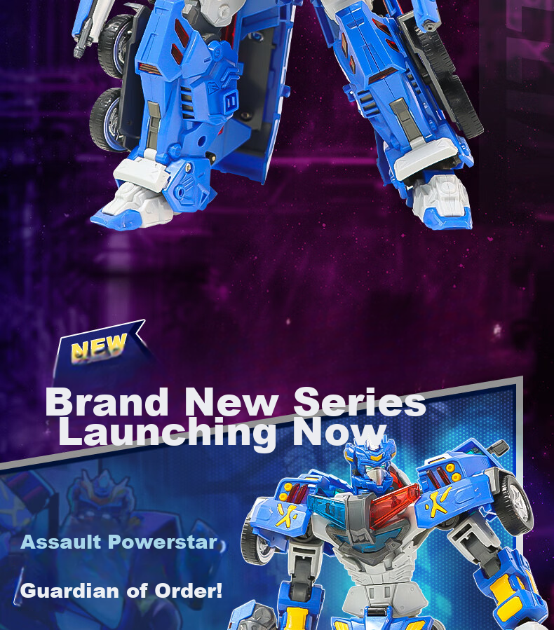 DISON Transforming Alliance 2 Super Transformation War God Robot, Handheld Transforming Toy, Combination Machine, Birthday Gift for Children, New Year Present for Boys 5