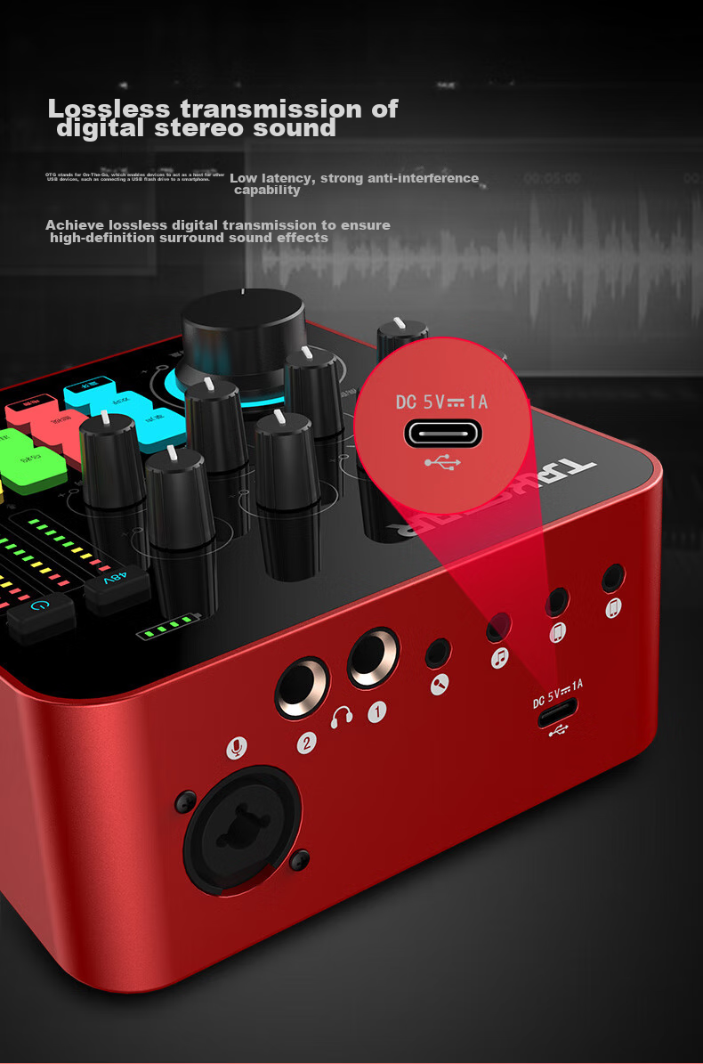 TAKSTAR MX1 PRO Third Generation Mobile Live Streaming Karaoke Sound Card Portable Outdoor Live Streaming Equipment Set 6