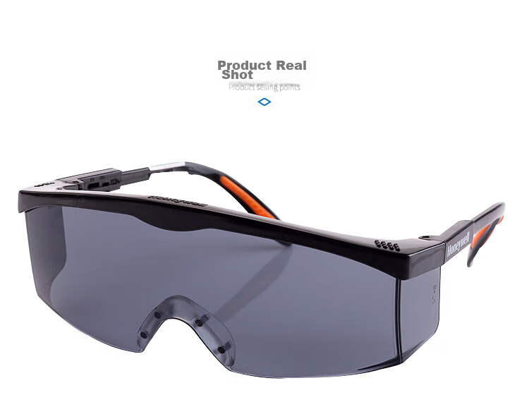 Honeywell 100111 Safety Goggles S200A Series Anti-Scratch Black And Gray 6