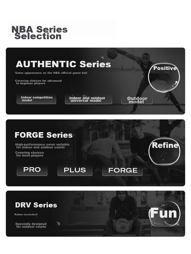 Wilson NBA FORGE Series Indoor/outdoor Youth And Children's Size 5 Basketball 7