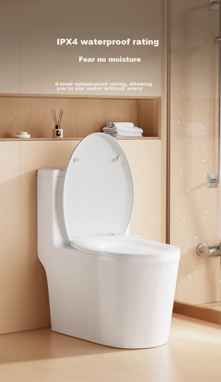 JD Original Smart Toilet Seat with Temperature Control, Single Heating Cover Plate, Heated Thickened Slow-Close Toilet Seat Cover 8