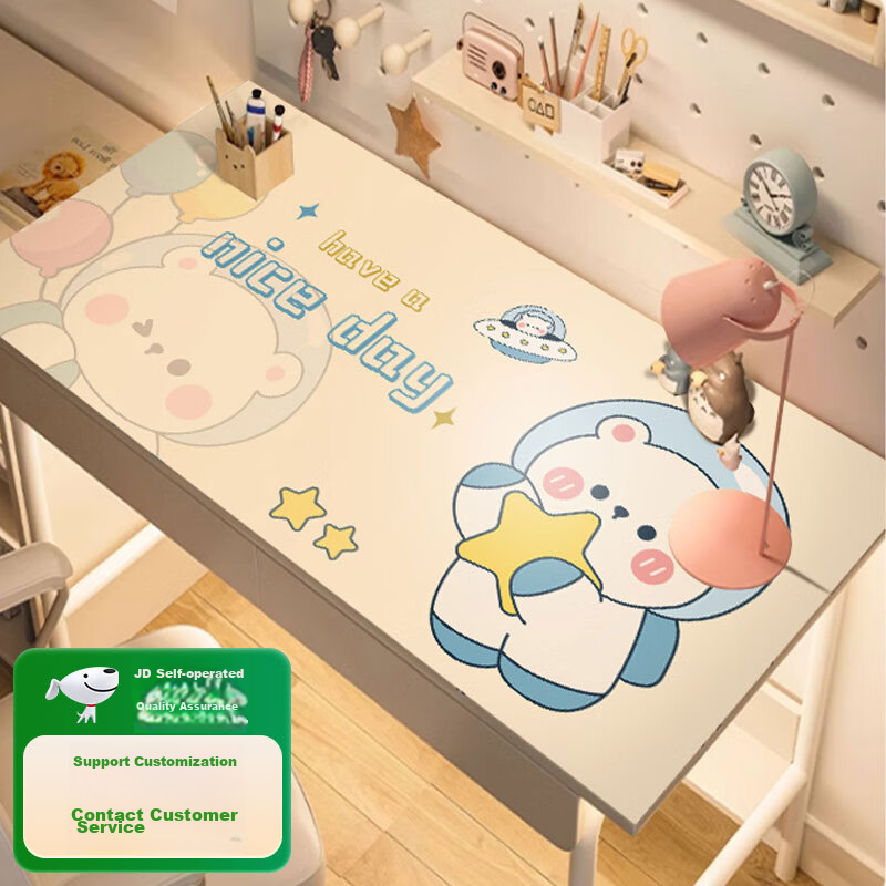 Fengliang Desk Mat, Children's Study Table Pad, Leather Mat, Learning Desk Protector, Student Desk Cover, Customizable, 40*80