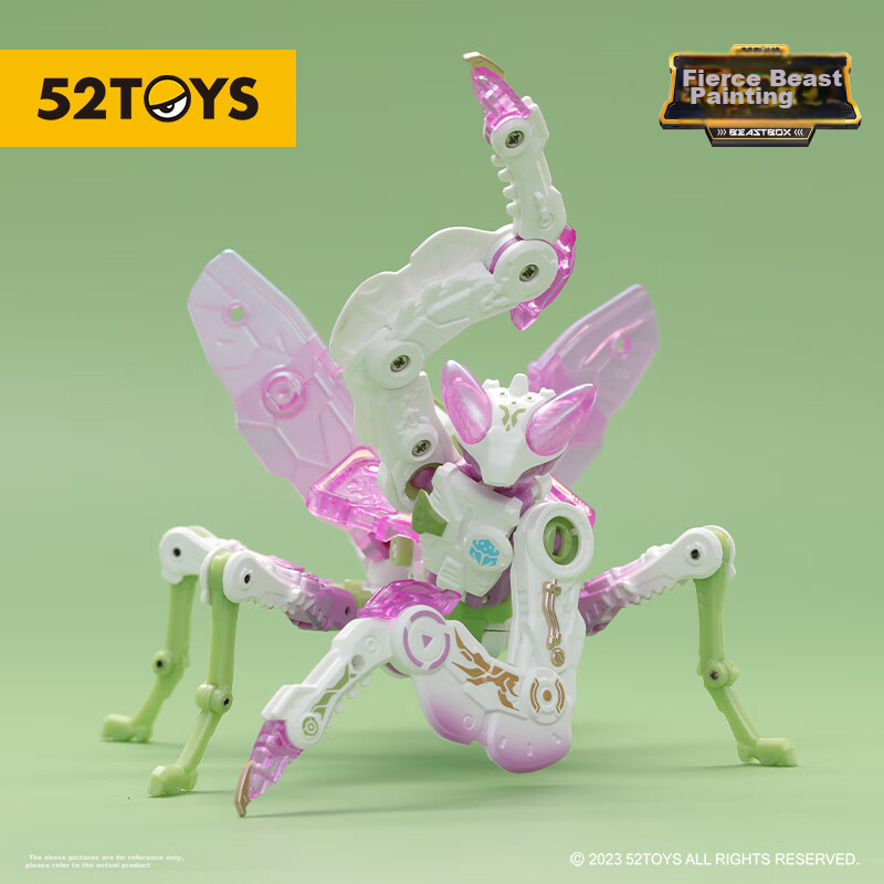 52TOYS Mengshou Xia Lotus Mantis Mecha Assembly Transforming Model Toy Action Figure for Boys over 14 Years Old