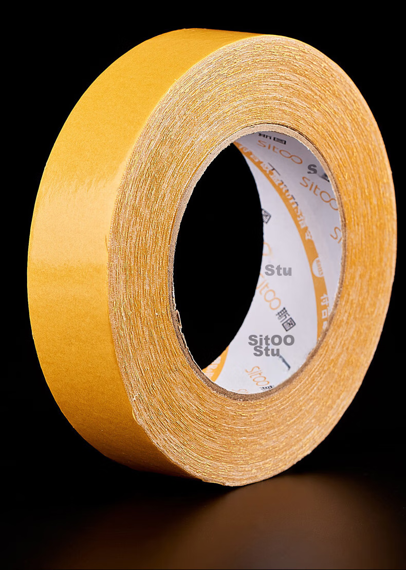 Sitoo Double-Sided Tape, Strong Adhesive, High Viscosity, Fabric-Based Tape, Waterproof Mesh Double-Sided Tape, Traceless Adhesive, Carpet Fixation Tape, Spring Festival Couplets, 30mm*20m, 3C Digital All-Net Low Price 13