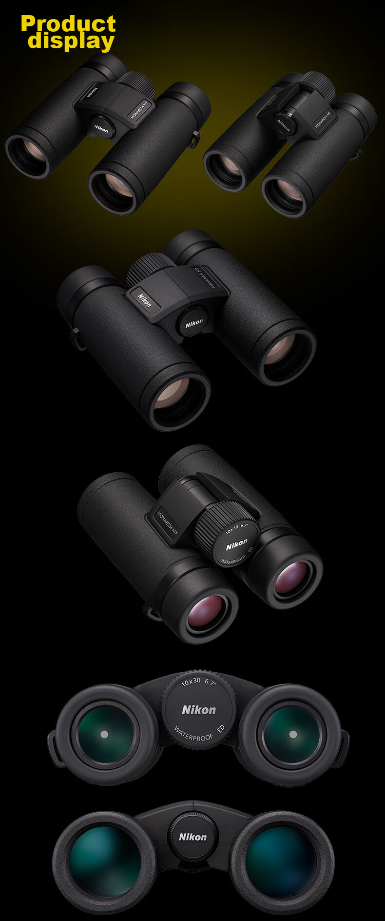 Nikon Binoculars ED Emperor MONARCH M7, 10X30, Outdoor Portable, for Phone Viewing And Concert Sightseeing 9