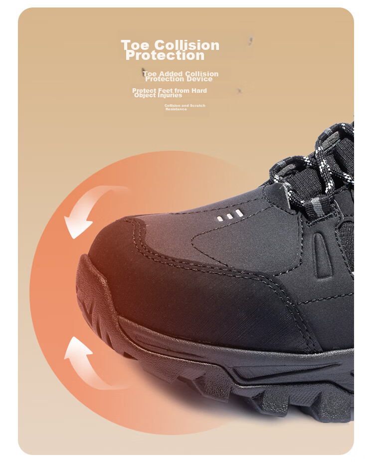 TOREAD Hiking Boots, Autumn And Winter Couple's Warm Wear-Resistant Cold-Proof Trail Shoes, Outdoor High-Top Trekking Shoes, TFBBCM92933 5