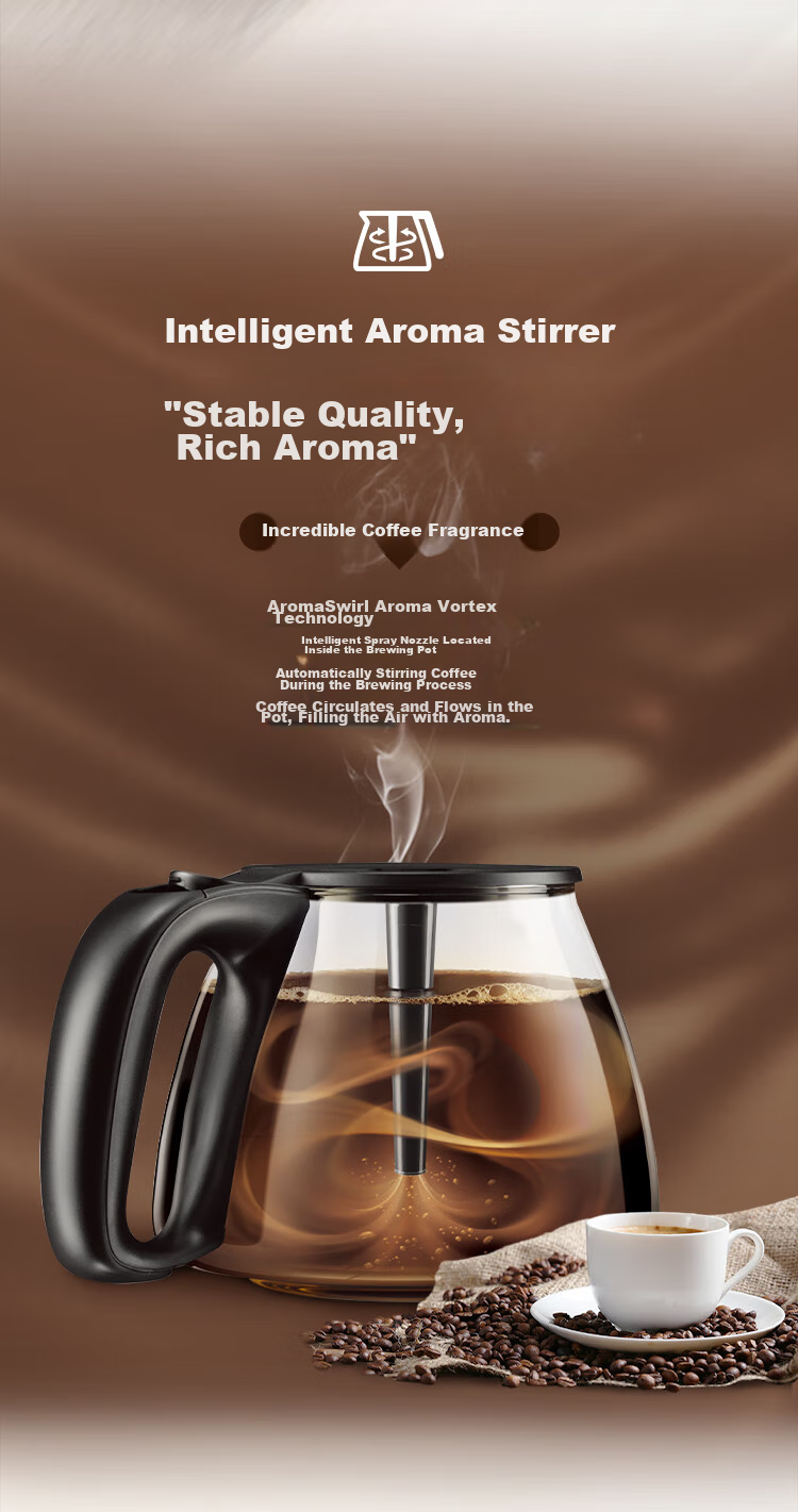PHILIPS Coffee Maker, Home Drip American MINI Coffee Pot HD7432/20 (For Ground Coffee) 2