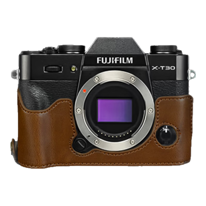 BIAZE Compatible with Fuji XT30 Protective Cover Second Generation, Suitable for XT10 XT20 XT30ii Base Leather Case Accessories, Camera Bag Portable Protective Shell, Non-Slip Wear-Resistant Base, with Free Hand Strap XJ9