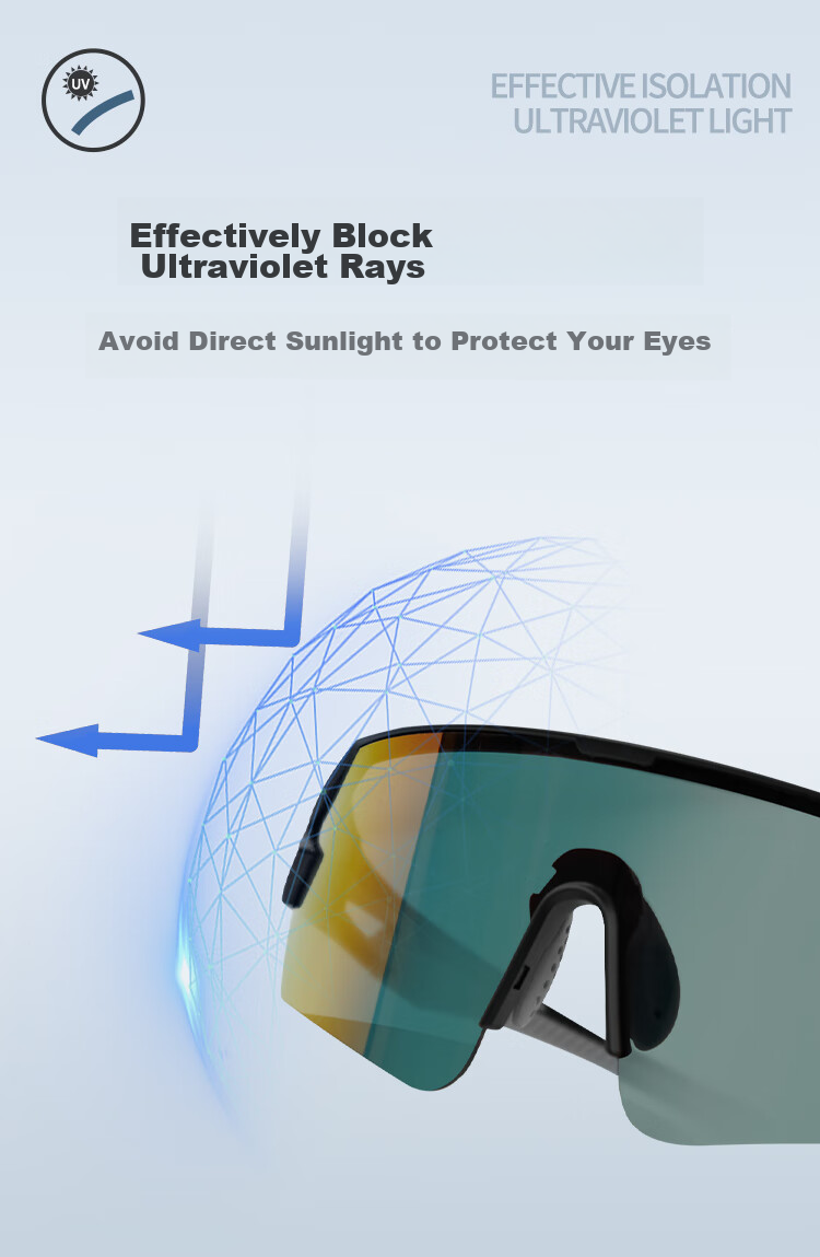 FOREVER Cycling Glasses, Universal for Bicycles, Outdoor Sports, Nearsighted, Mountain Bikes, Sandproof, Windproof, Protective Eyewear, Sunglasses 2