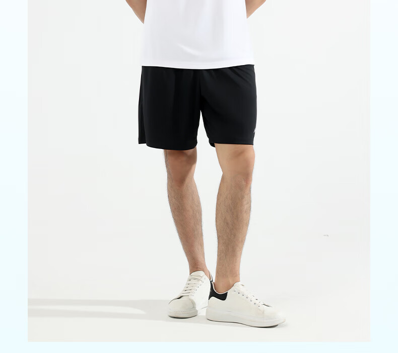 Li-Ning Vest Set, Summer Running Sports, Men's Quick-Dry Shirt, Fitness Breathable Training, Martial Arts Shorts, T-Shirt Two-Piece Set 24