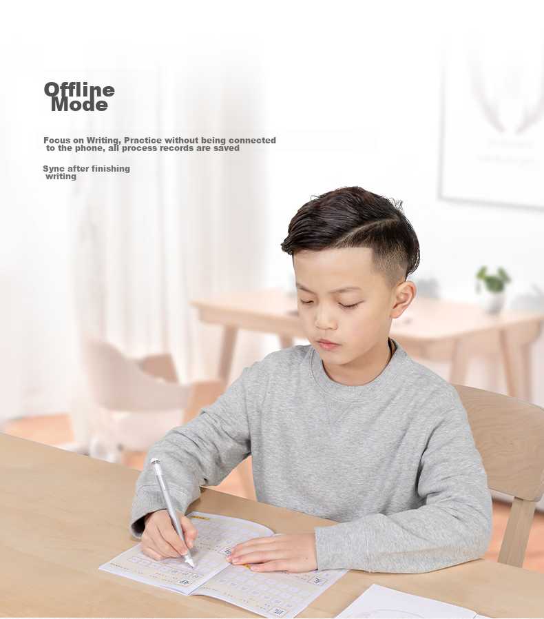 Aerfadan AI Handwriting Practice Pen W20 for Elementary School Students And Children's Pen Control Training, Paper-Screen Synchronized Practice, Comes with AI Handwriting Copybook, One-On Real-Time Guidance, Intelligent Handwriting Practice 10