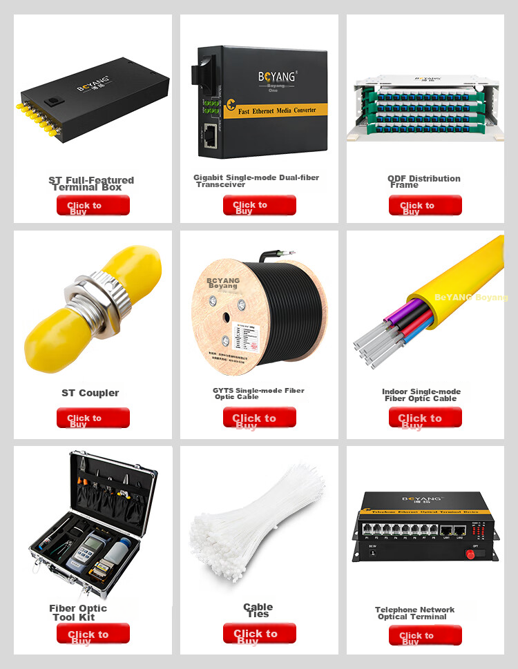 BOYANG Telecom-Grade Fiber Optic Patch Cable ST-ST(UPC), 3 Meters, Single-Mode Single-Core Pigtail, Φ3.0 Flame-Retardant Low-Smoke Zero-Halogen Patch Cable Fiber Optic Line, BY-3221SM 11