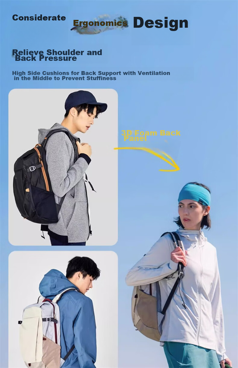 DECATHLON Outdoor Hiking Backpack, Youth NH100 Large Capacity 20L, New Or Old Randomly Sent -4773407 7
