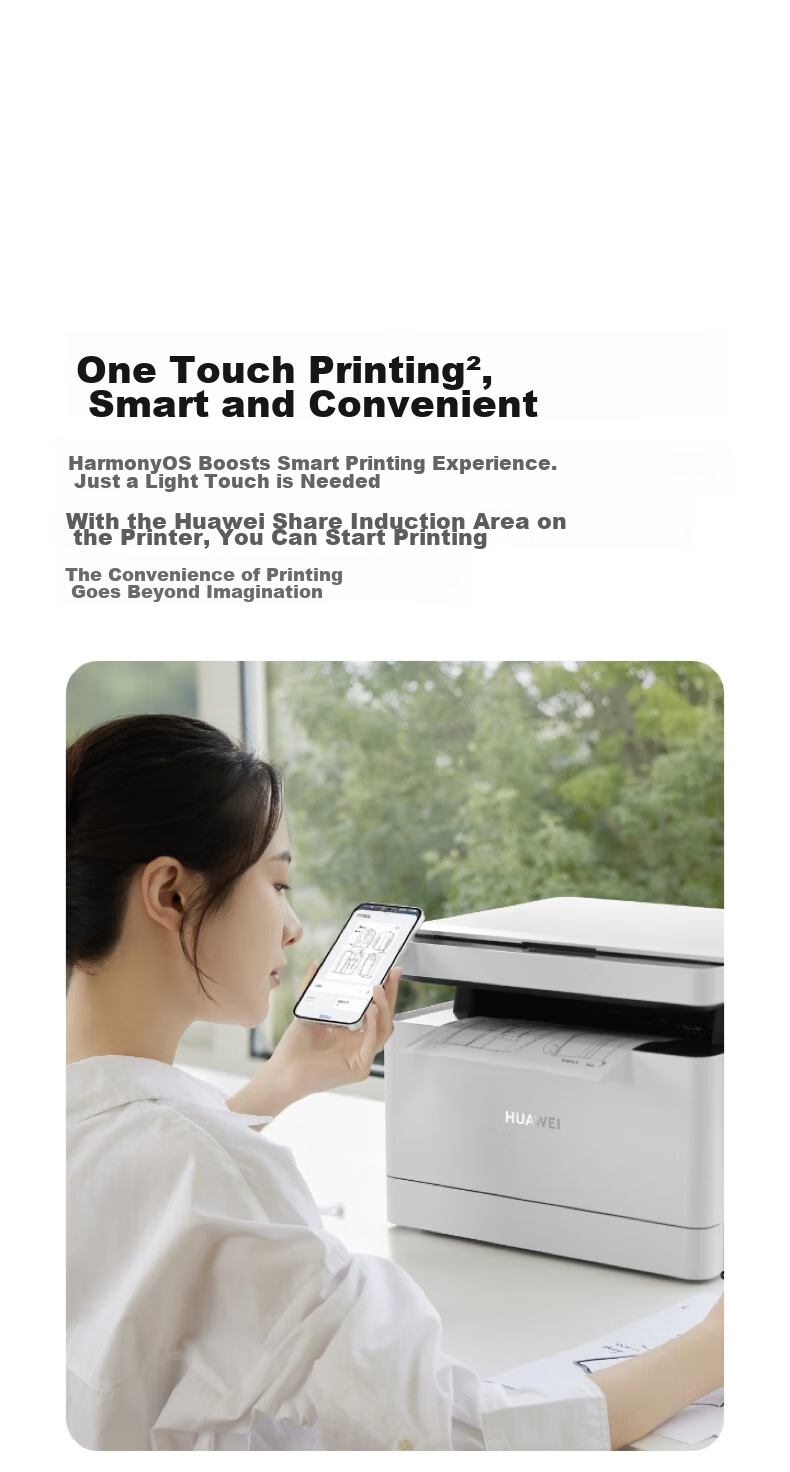 HUAWEI Bisheng X1 Pro HUAWEI Laser Printer for Black And White, Student Home Office Use, Printing Copying Scanning, Automatic Duplex, Compatible with HarmonyOS Laptops 4