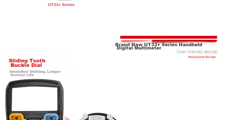 UNI-T UT33A+ Pocket Digital Multimeter, High-Precision Burn-Proof Multimeter, Electrician's Meter, Multi-Purpose Meter for Home Use 20