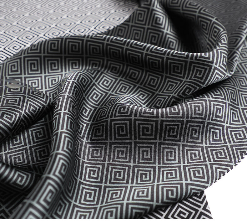 Hangsilu Silk Scarf for Men, Business Satin Double-Sided Colorful Long Scarf, Birthday Gift, Mid-Autumn Festival Gift for Dad Or Teacher 17