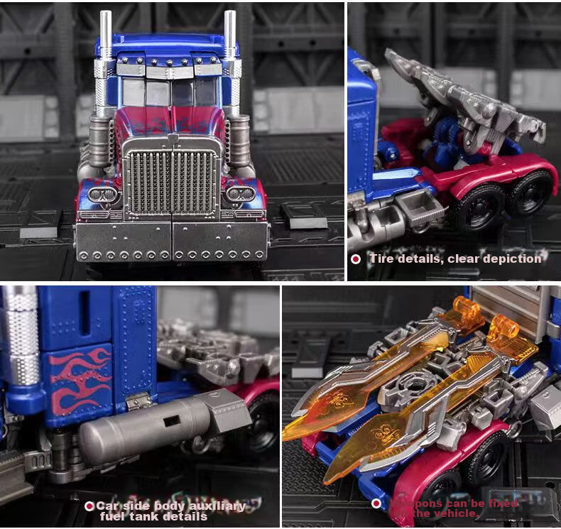 MAILE KID Optimus Prime Transforming Toy, Transformers Alloy Car Robot, Gift for 10-Year Boys, Children's Birthday, Spring Festival And New Year Present 3