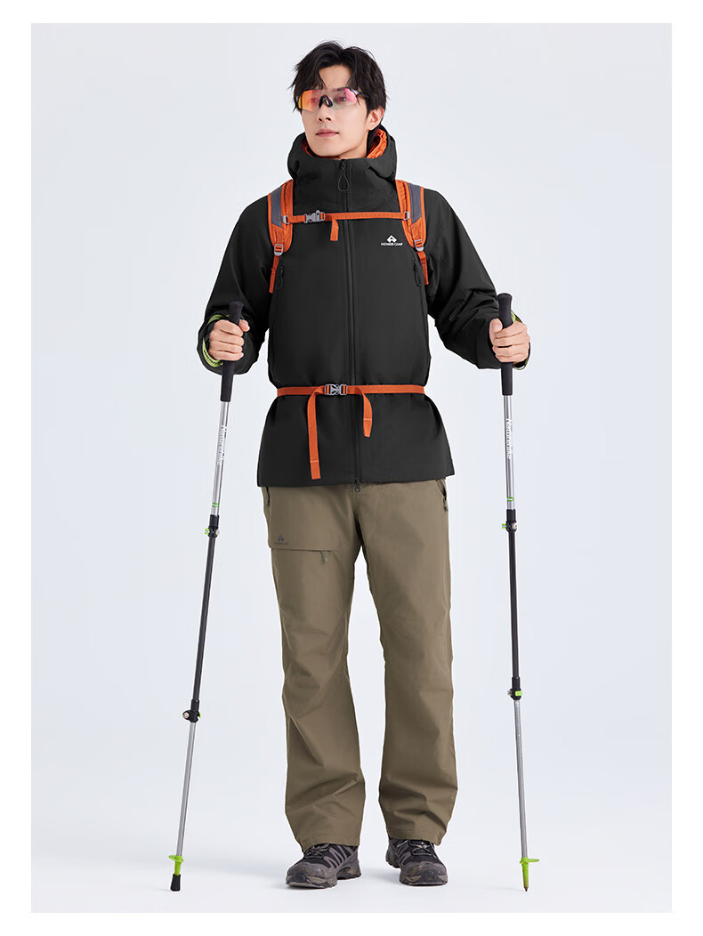 Pioneer Camp, Jinyi Wei Baihu Windbreaker, Men's Outdoor Spring And Autumn Jacket, Windproof, Waterproof, Breathable, Hard Shell, High-Altitude Mountaineering Coat 10