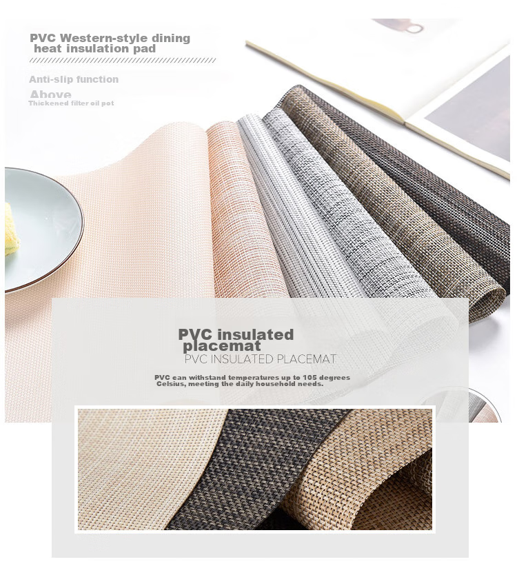 Quanshi Thick Heat-Resistant Coasters, Set of 2, Handwoven Placemats for Home Use, Scald-Proof Pads, Pot Mats, Dish Coasters, Bowl Coasters, Cup Coasters, Non-Slip Mats 3