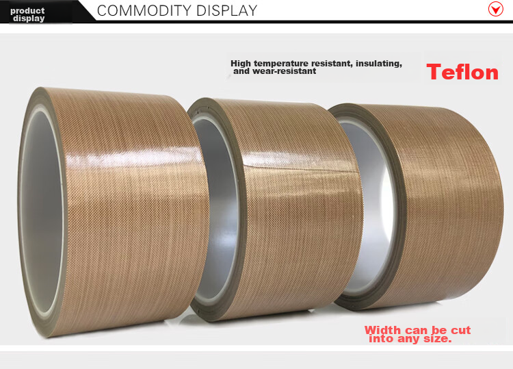 Elifo Teflon Iron Fluorocarbon Tape, Heat Resistant up to 300 Degrees, Insulating And Wear-Resistant Tape, Specially Designed for Sealing Machines And Vacuum Pumps, 0.13mm Thick, 38mm Wide, 10 Meters Long 4