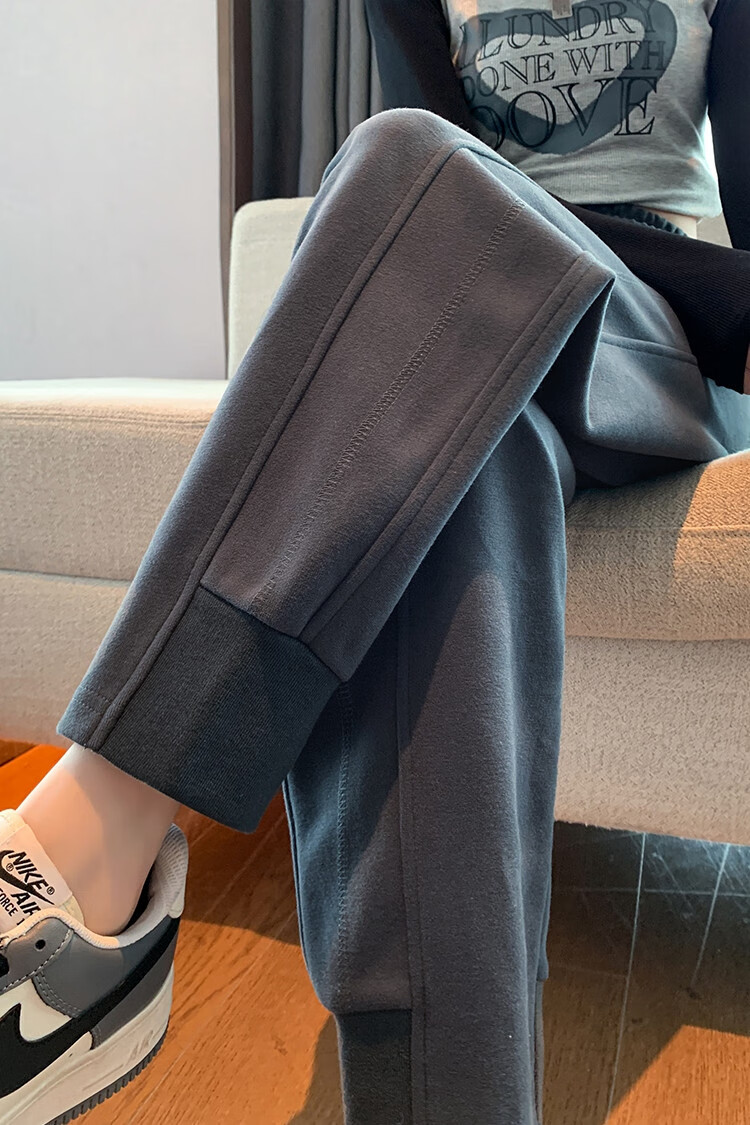 TonLion 2026 Fall New Women's Harem Carrot Casual Pants, Knitted Loose Sweatpants, Jogger Pants 1