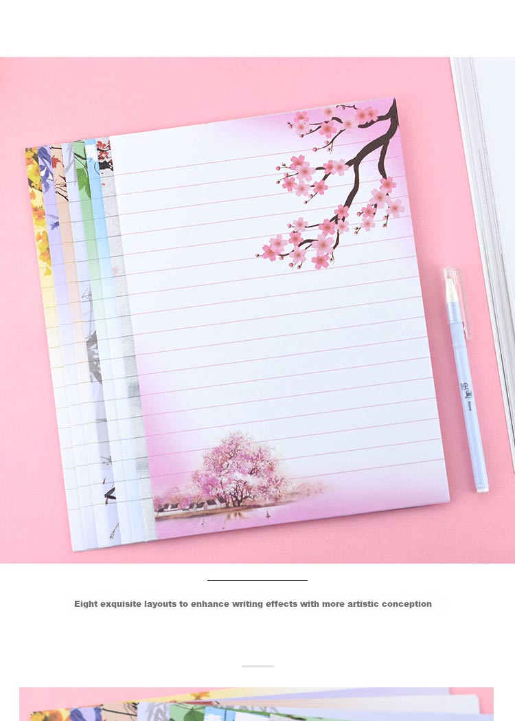 Yuhe A4 Composition Paper, Display Paper, Grid Writing Paper, Elementary School Student Writing, Thickened Letter Paper, Practice Paper, Learning Tool, 300 Grids, Eight Mixed Styles, 40 Sheets, 5145 4
