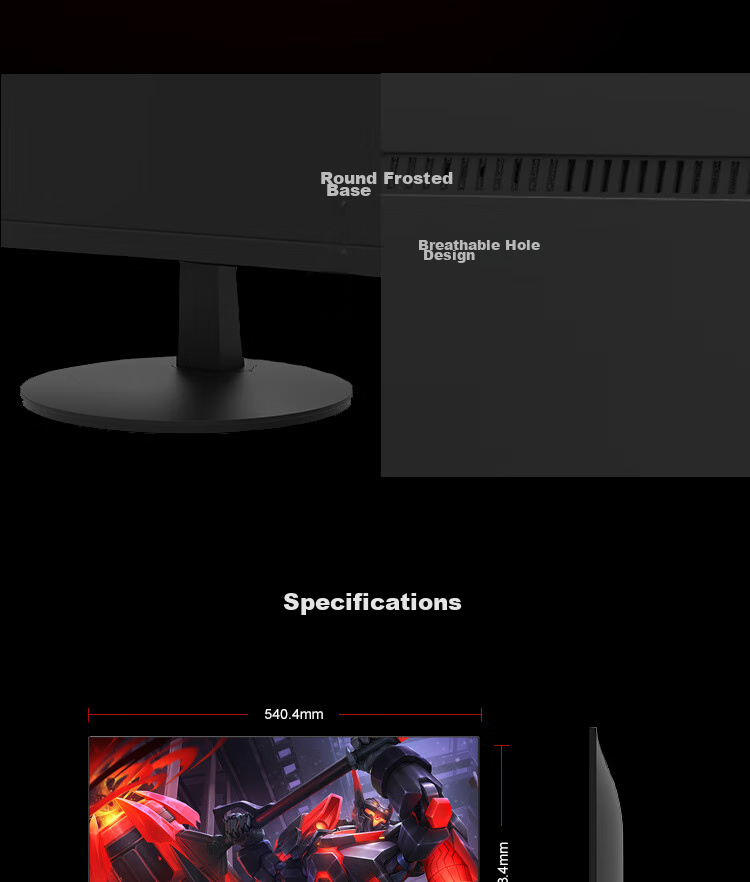 Lenovo Lecoo 27-Inch 2K 180Hz High-Definition FastIPS Display Screen, 1ms HDR Low Blue Light, External Laptop PS5 Gaming Computer Monitor, Mengjing K2718Q 11