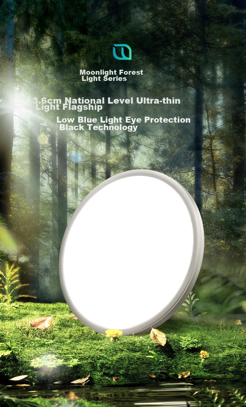 Yueying Linzhiguang High Brightness 3rd Generation Eye Protection Children's Bedroom Light, Ceiling Light, LED Ultra-Thin Eye Protection Lamp, Zhongshan Lighting Fixture, Installation Included 1