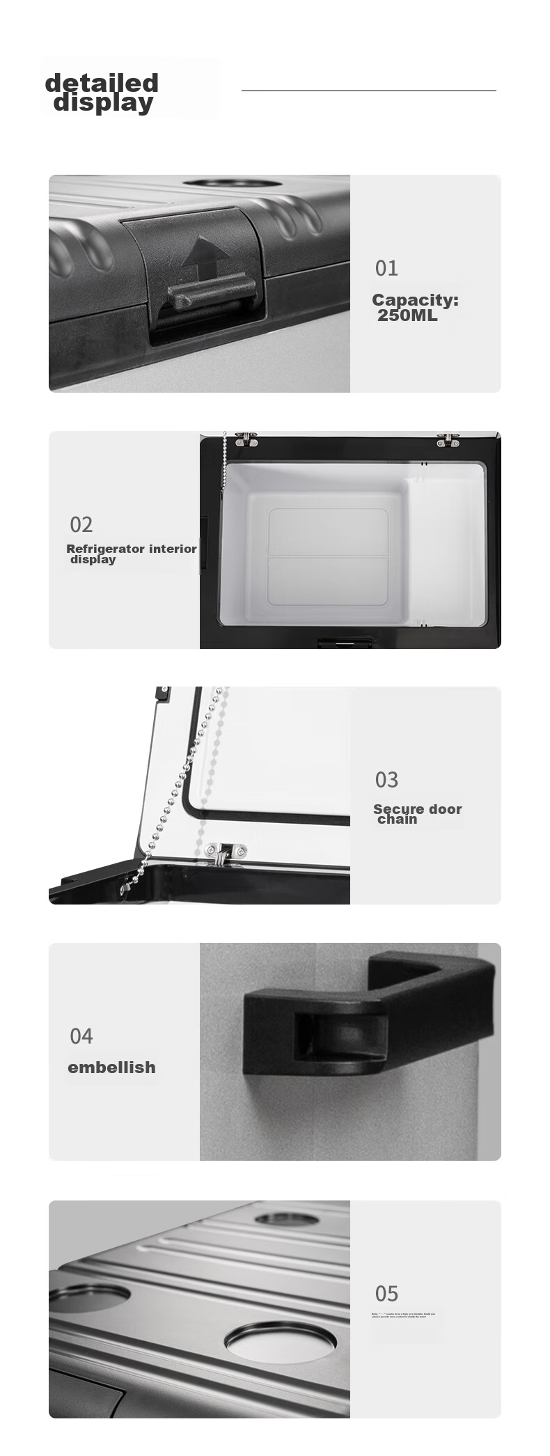 Alpicool Car Refrigerator, Dual-Use for Car And Home, Compressor-Freezing And Refrigeration, Suitable for Dormitory And Office, Mini C75 Large Capacity Fridge 10
