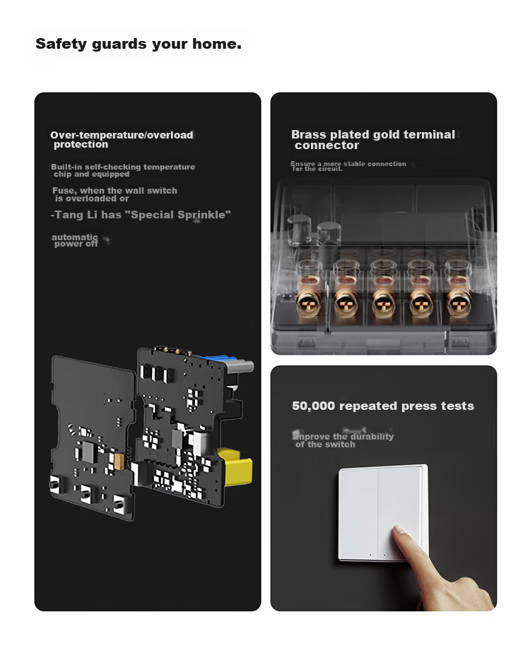 Aqara Smart Switch D1 Double Key for Neutral Wire, Integrated with Mijia APP/iPhone HomeKit, Remote Control Switch, White 15
