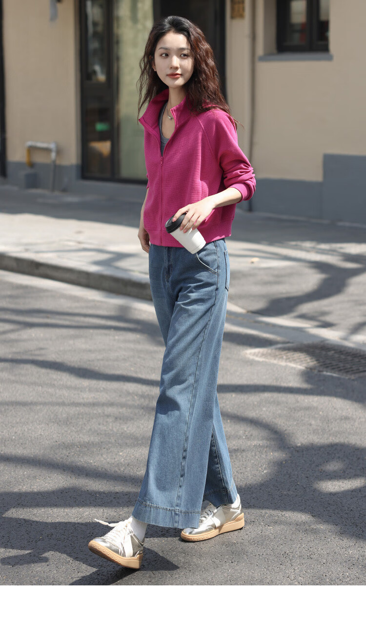 Dme [Casual Denim Jeans] Spring And Autumn Style, Slimming Pear-Shaped Elegant Fashionable Trendy Jeans for Wome 16
