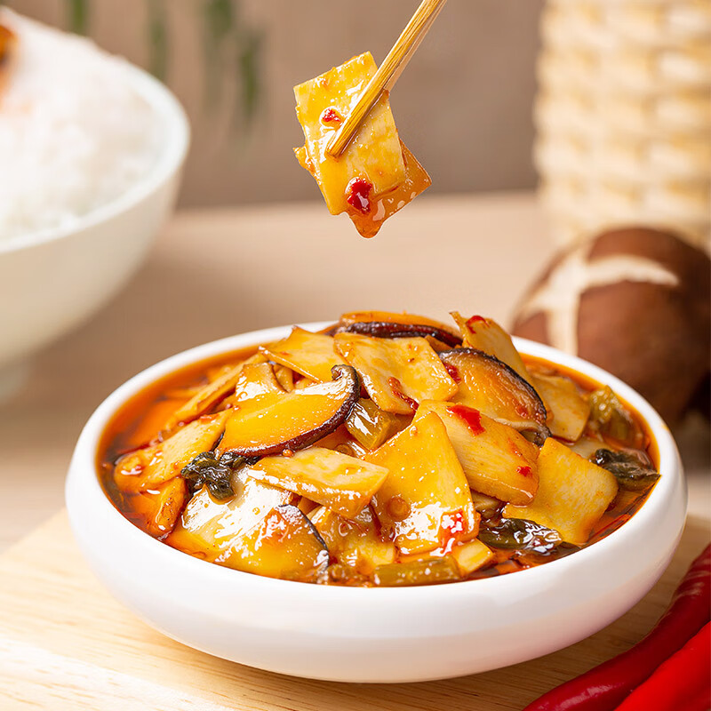 饭扫光 下饭菜 970g四瓶   拌饭拌面调味料    榨菜酱菜咸菜 牛肉酱