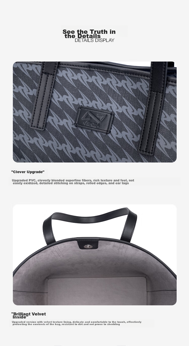 OMTO Truffle Black Tote Bag, Large Capacity Women's Handbag, Office Commute Handheld Shoulder Bag, Laptop Bag, Birthday Gift for Wome 14