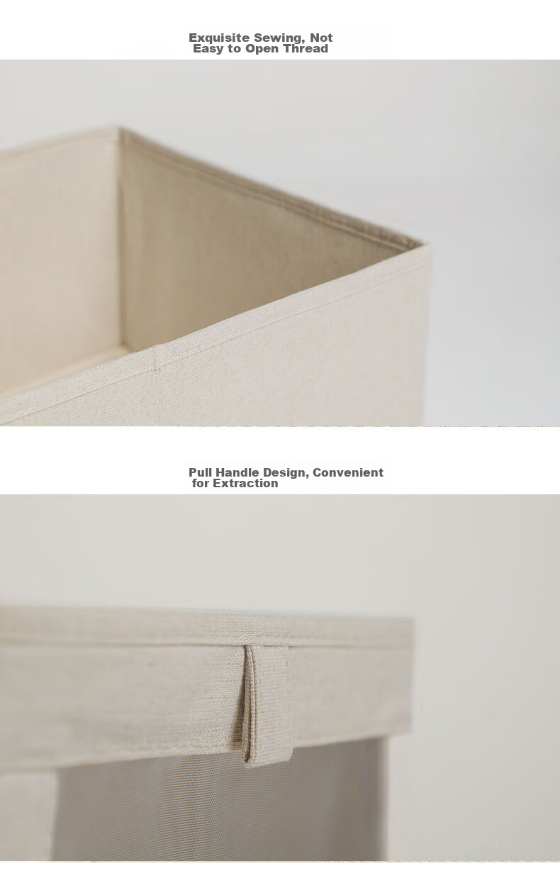 Youjialiangpin Clothes Storage Box, Pants Organizer, Wardrobe Clothing Organizer, Cotton And Linen Underwear Storage Basket, Miscellaneous Item Storage Container 9