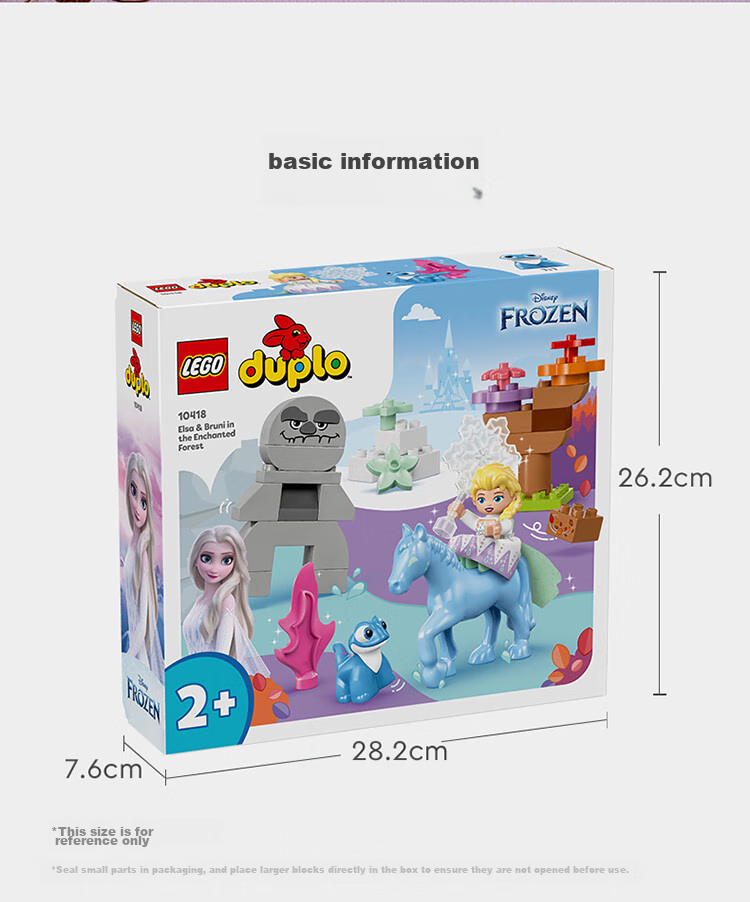 LEGO Building Blocks, 10418 Elsa's Forest Adventure, Toy for Boys And Girls, Children's Birthday Gift, Large Bricks 15